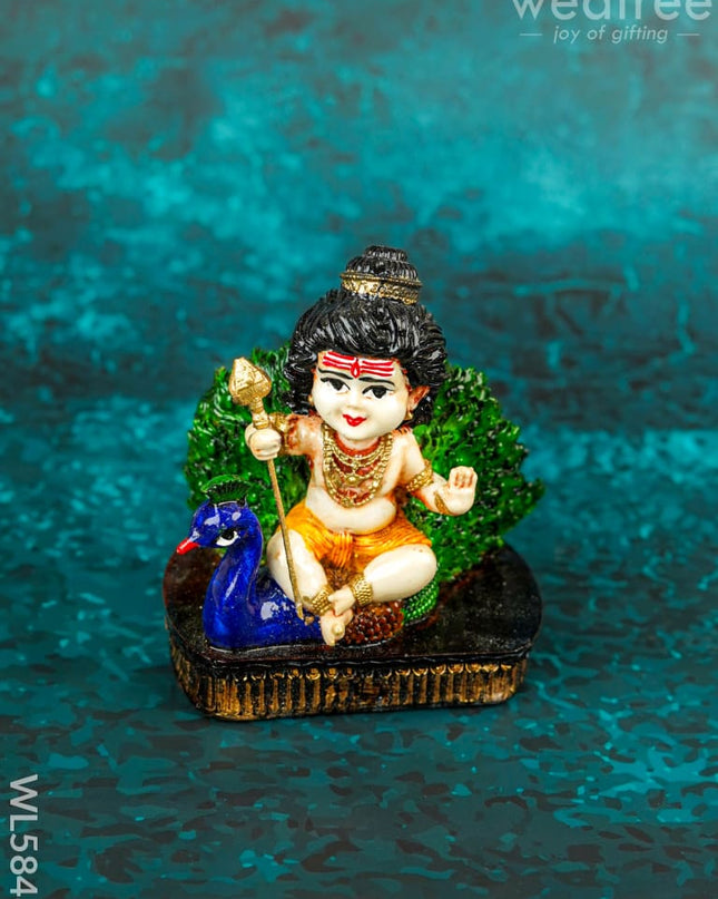 Polyresin Baby Murugan Idol - 4 inch - WL5848 - Showpieces
