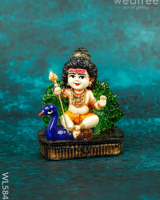 Polyresin Baby Murugan Idol - 4 inch - WL5848 - Showpieces