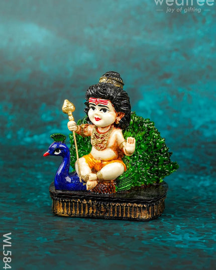 Polyresin Baby Murugan Idol - 4 inch - WL5848 - Showpieces