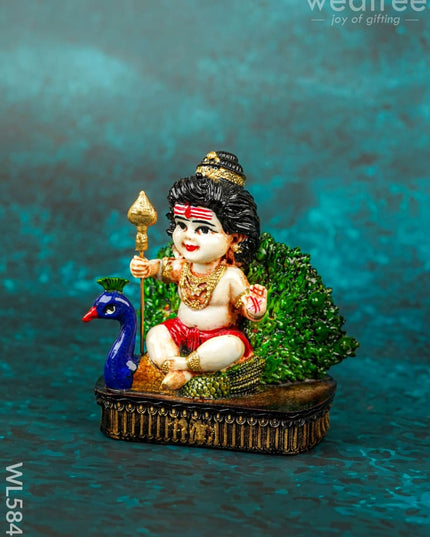 Polyresin Baby Murugan Idol - 4 inch - WL5848 - Showpieces