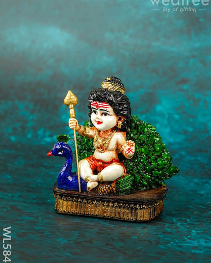 Polyresin Baby Murugan Idol - 4 inch - WL5848 - Showpieces