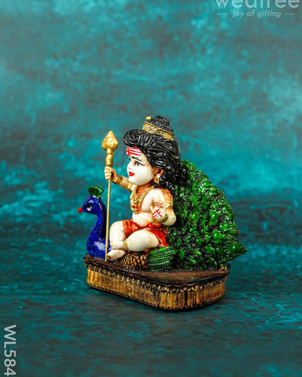 Polyresin Baby Murugan Idol - 4 inch - WL5848 - Showpieces