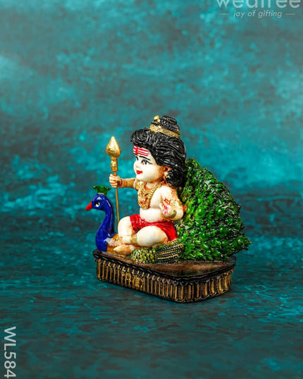 Polyresin Baby Murugan Idol - 4 inch - WL5848 - Showpieces