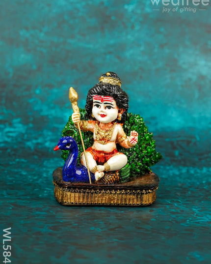 Polyresin Baby Murugan Idol - 4 inch - WL5848 - Showpieces