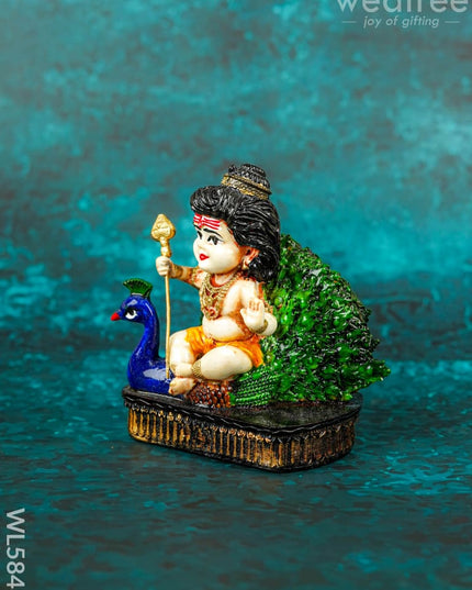 Polyresin Baby Murugan Idol - 4 inch - WL5848 - Showpieces