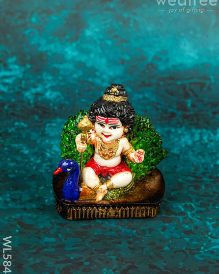 Polyresin Baby Murugan Idol - 4 inch - WL5848 - Showpieces