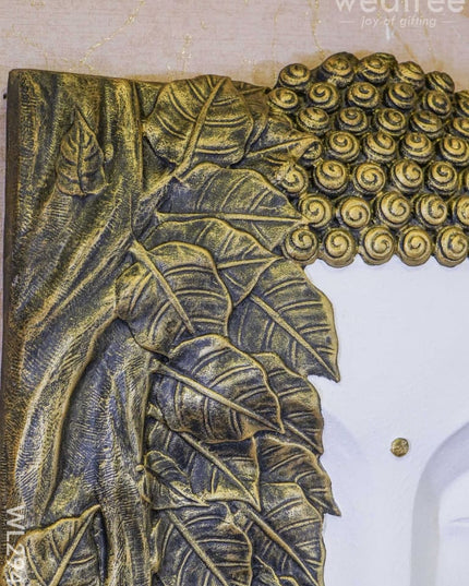 Polyresin Buddha Face Hanging With Bodhi Tree - Wl2949 Showpieces