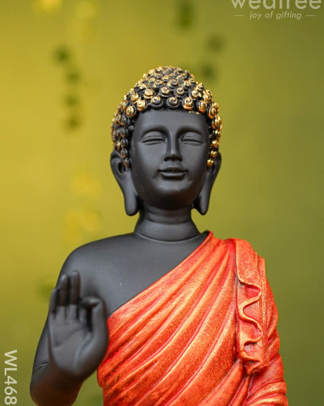 Polyresin Buddha Idol - 10 Inch Wl4689 Showpieces