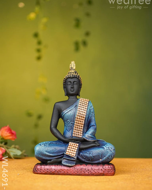 Polyresin Buddha Idol - 8 Inch Wl4691 Showpieces