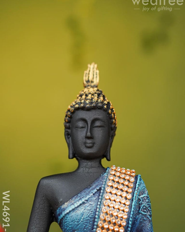 Polyresin Buddha Idol - 8 Inch Wl4691 Showpieces