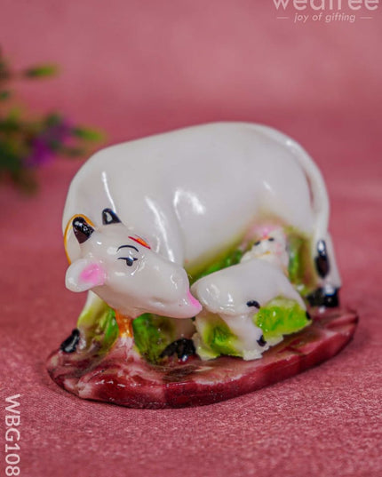 Polyresin Cow & Calf - Wbg1088 Home Decors