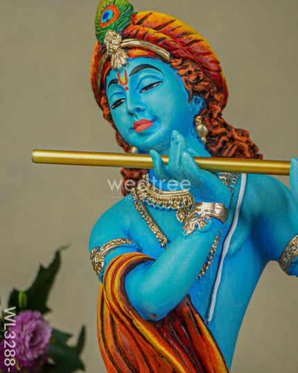 Polyresin Flute Krishna - Wl3288-1 Showpieces
