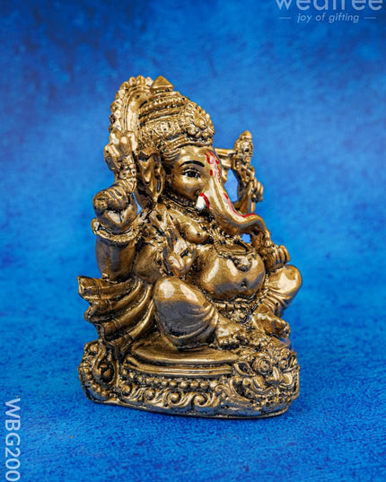 Polyresin Ganesha - 4 inch - WBG2003 - Polyresin Figurine - RG
