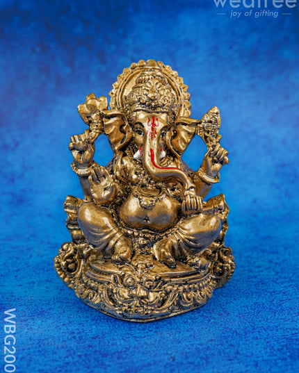 Polyresin Ganesha - 4 inch - WBG2003 - Polyresin Figurine - RG