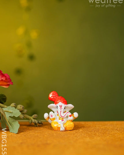 Polyresin Ganesha Idol - Wbg1553 Figurine Rg