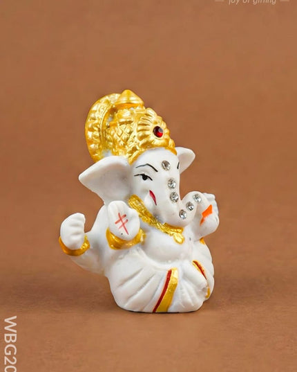 Polyresin Ganesha Idol - 2 inch - WBG2002 - Polyresin Figurine - RG