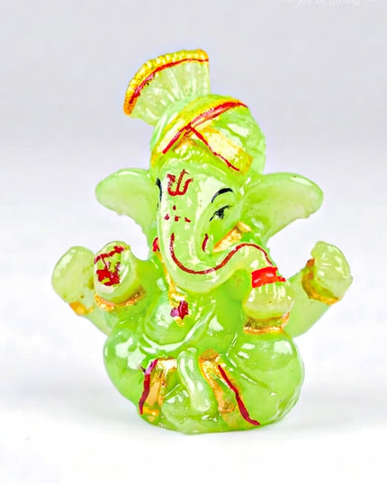 Polyresin Ganesha Idol - 3 inch - WBG1998 - Polyresin Figurine - RG