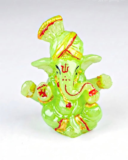 Polyresin Ganesha Idol - 3 inch - WBG1998 - Polyresin Figurine - RG