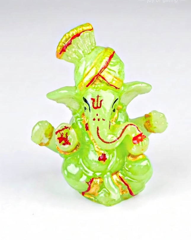 Polyresin Ganesha Idol - 3 inch - WBG1998 - Polyresin Figurine - RG