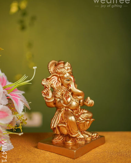 Polyresin Ganesha Idol - 7 Inch Wl4716 Showpieces