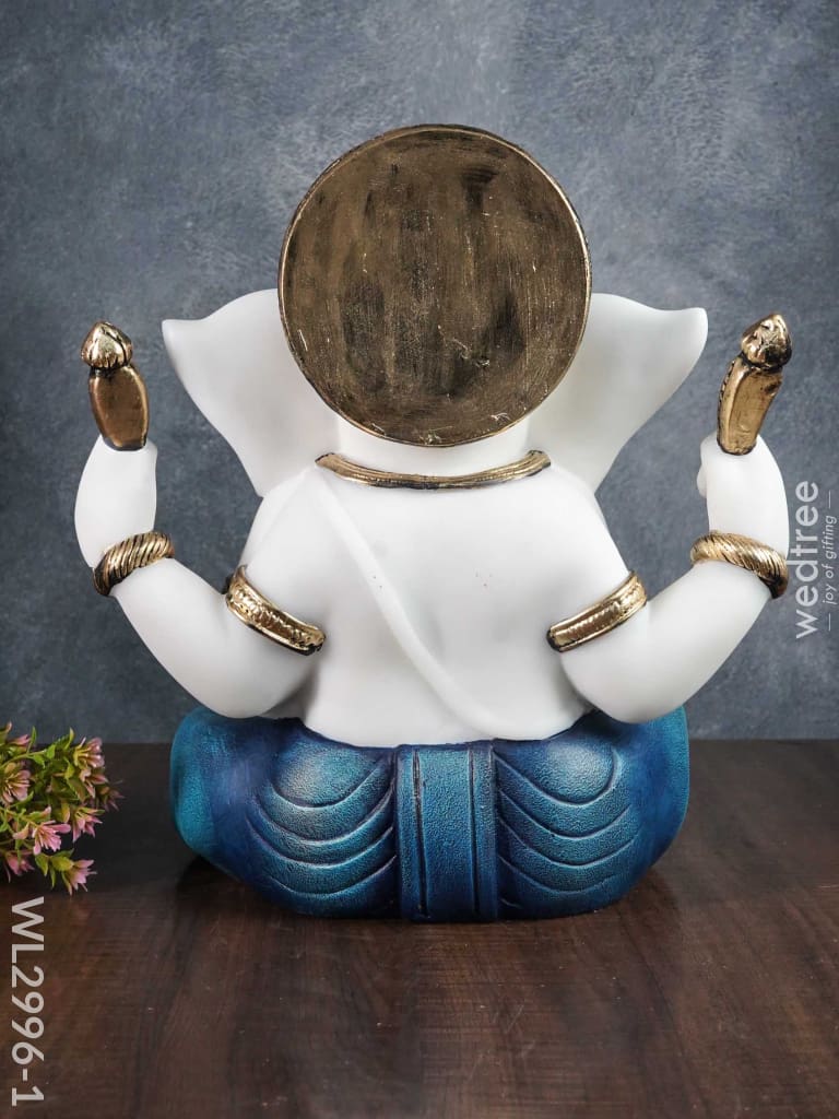 Polyresin Ganesha Idol For Good Luck - Wl2996 Showpieces