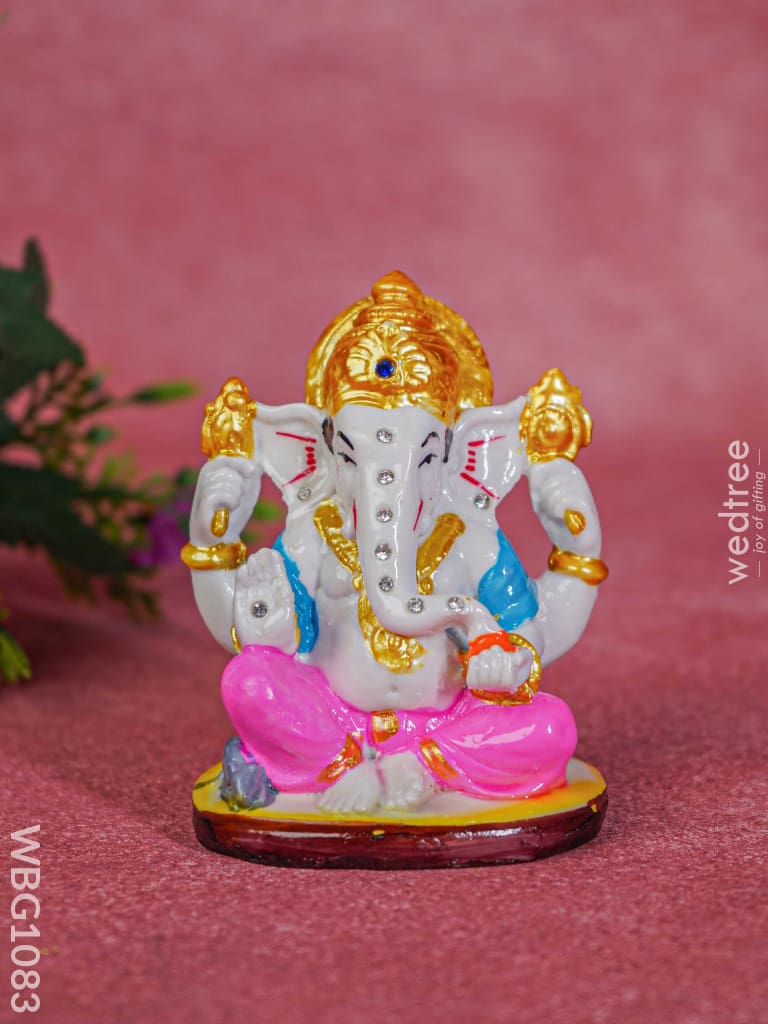 Polyresin Ganesha Idol - Wbg1083 Home Decors