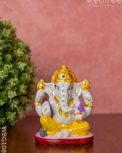Polyresin Ganesha Idol - Wbg1083 Divine Figurines