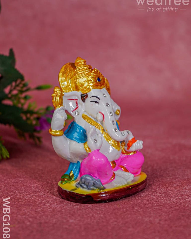 Polyresin Ganesha Idol - Wbg1083 Home Decors