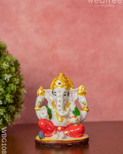 Polyresin Ganesha Idol - Wbg1083 Divine Figurines