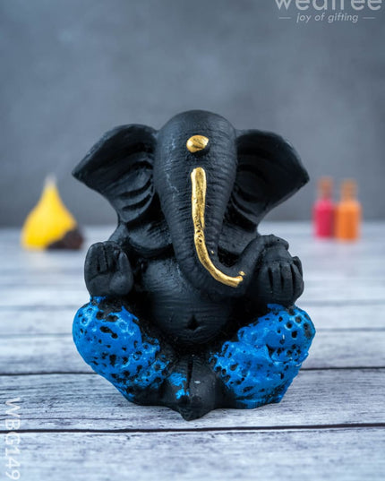 Polyresin Ganesha Idol - WBG1499 - Polyresin Figurine - RG