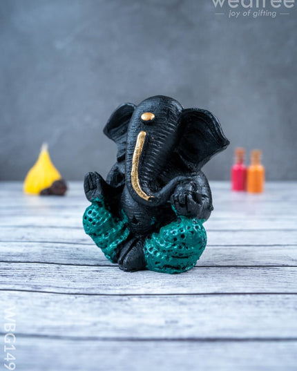 Polyresin Ganesha Idol - WBG1499 - Polyresin Figurine - RG