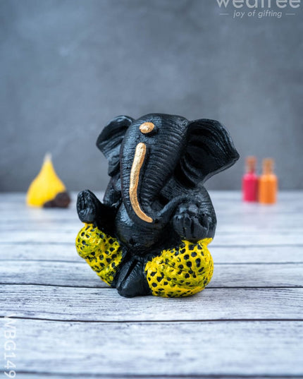 Polyresin Ganesha Idol - WBG1499 - Polyresin Figurine - RG