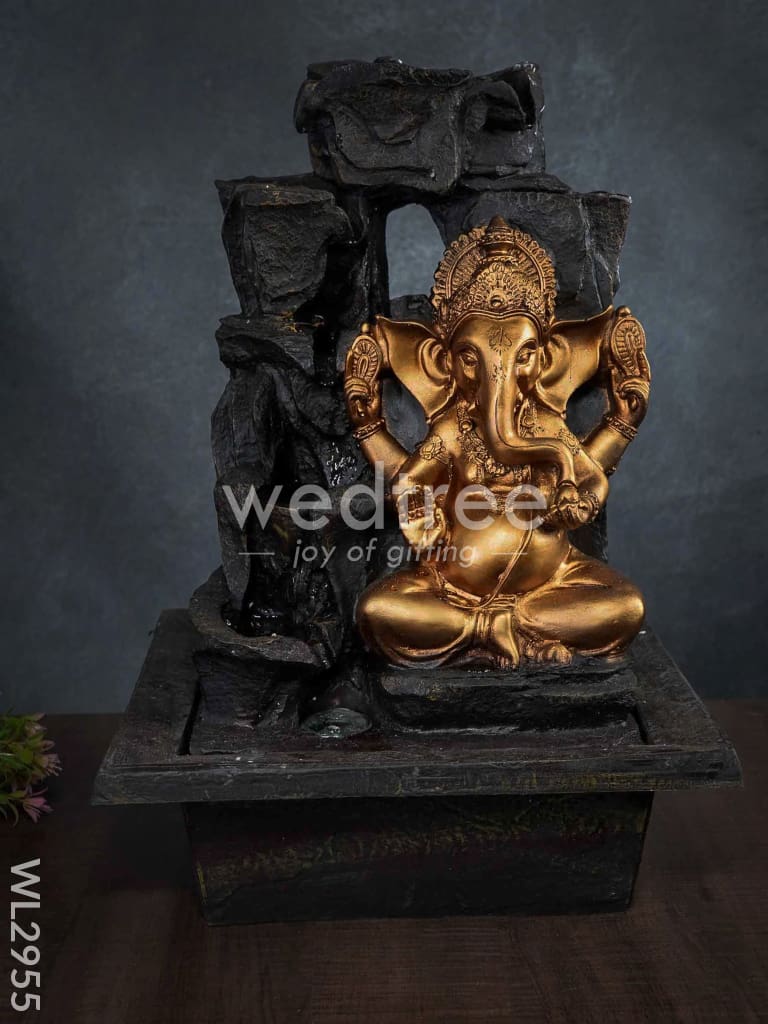 Polyresin Ganesha Water Fountain - Wl2955 Fountain