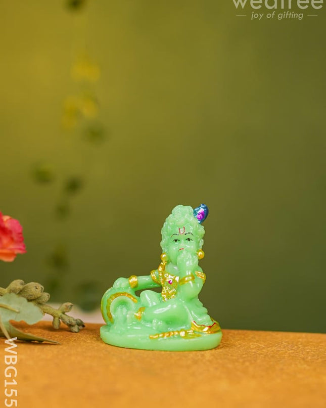 Polyresin Butter Krishna Idol - Wbg1555 Figurine Rg