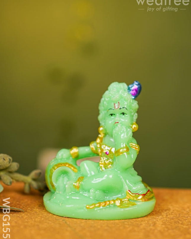 Polyresin Butter Krishna Idol - Wbg1555 Figurine Rg