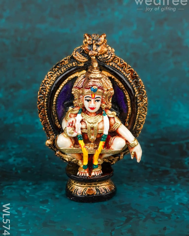 Polyresin Iyyapan Idol - 3 inch - WL5745 - Showpieces