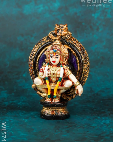 Polyresin Iyyapan Idol - 3 inch - WL5745 - Showpieces