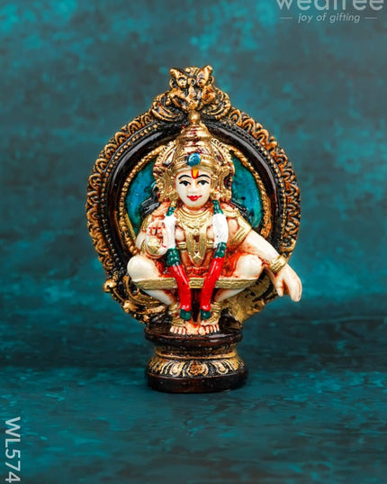 Polyresin Iyyapan Idol - 3 inch - WL5745 - Showpieces