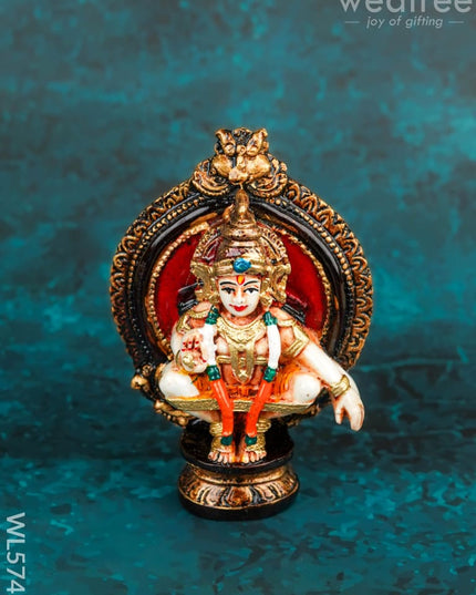 Polyresin Iyyapan Idol - 3 inch - WL5745 - Showpieces
