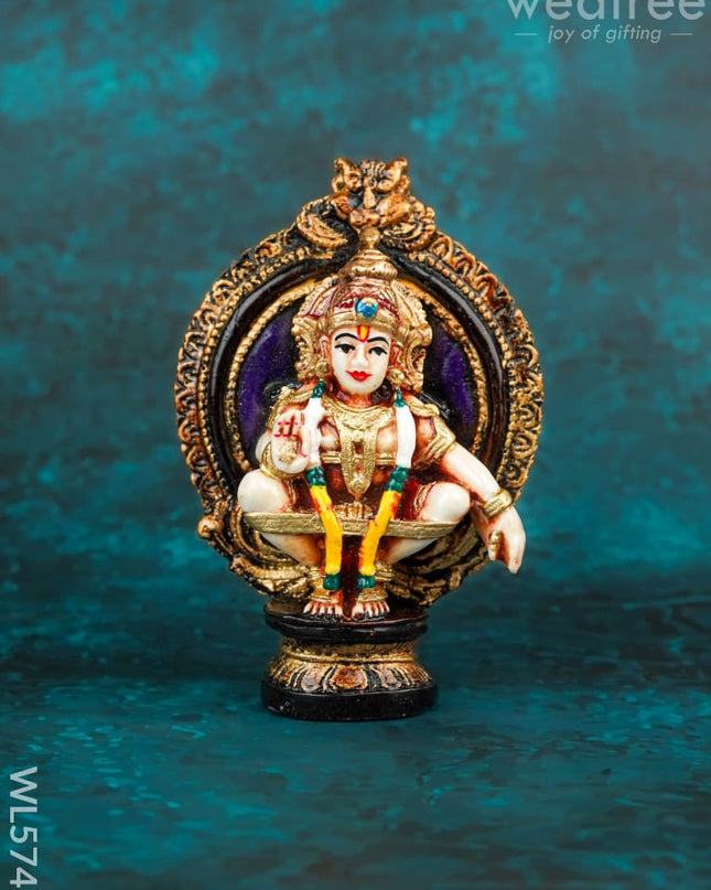 Polyresin Iyyapan Idol - 3 inch - WL5745 - Showpieces