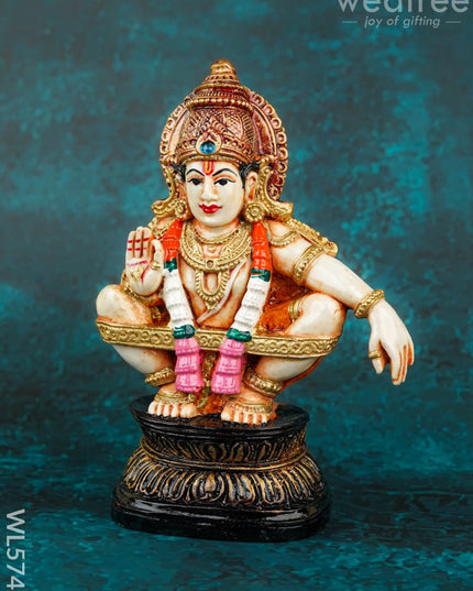 Polyresin Iyyapan Idol - 6 inch - WL5746 - Showpieces