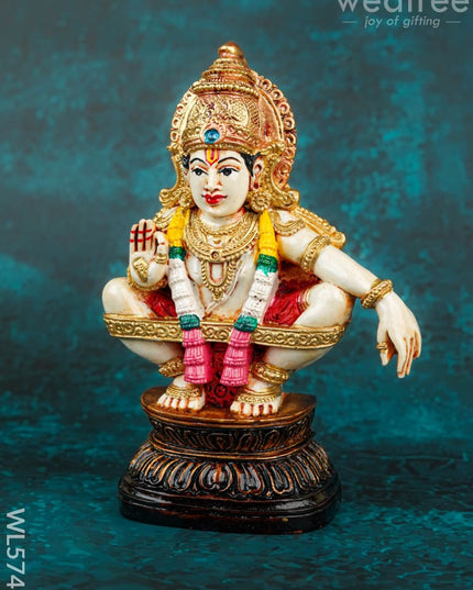 Polyresin Iyyapan Idol - 6 inch - WL5746 - Showpieces
