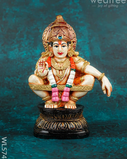 Polyresin Iyyapan Idol - 6 inch - WL5746 - Showpieces