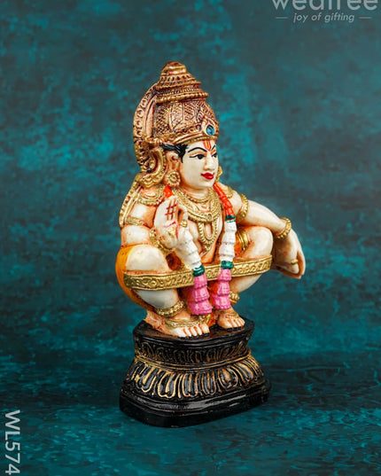 Polyresin Iyyapan Idol - 6 inch - WL5746 - Showpieces