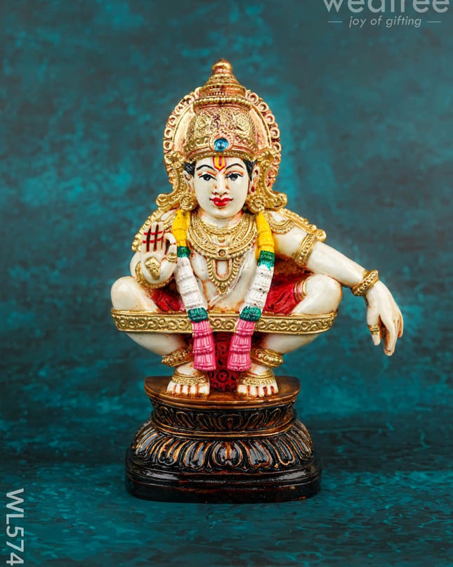 Polyresin Iyyapan Idol - 6 inch - WL5746 - Showpieces