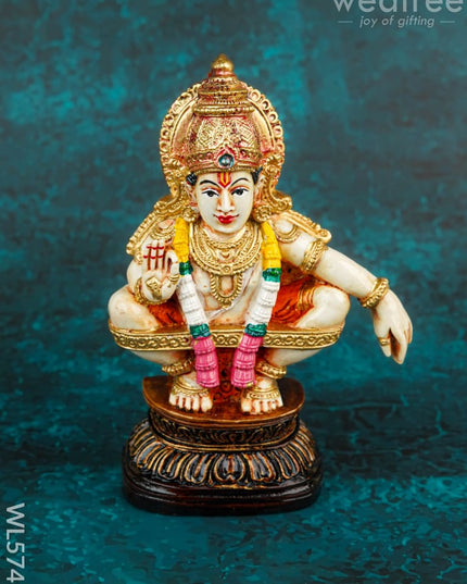 Polyresin Iyyapan Idol - 6 inch - WL5746 - Showpieces