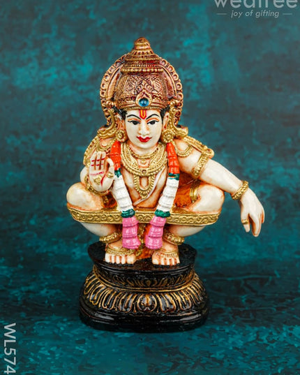 Polyresin Iyyapan Idol - 6 inch - WL5746 - Showpieces