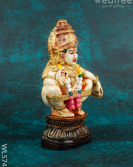 Polyresin Iyyapan Idol - 6 inch - WL5746 - Showpieces