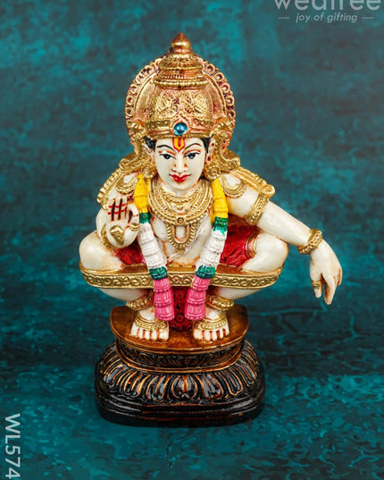Polyresin Iyyapan Idol - 6 inch - WL5746 - Showpieces