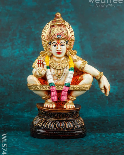 Polyresin Iyyapan Idol - 6 inch - WL5746 - Showpieces